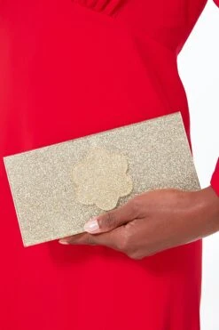 Gold Sparkle Flower Clutch 13 Gold Sparkle Flower Clutch -Loeffler Cloth Shop NGzjGp6yZbA73TVNu2MVg3NDGjrnMG8C 1