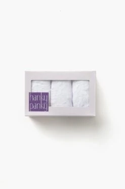 HANKY PANKY White Low Rise Thong 3 Pack