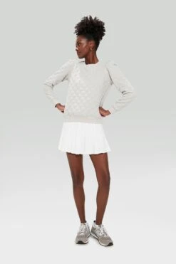 Gray Puff Sleeve Campbell Pullover -Loeffler Cloth Shop NSMbTtILn07keE3g7sQcIUFYp35JOonZ 1