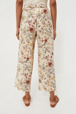 Weekend Max Mara Ivory Flower Gradara Pants -Loeffler Cloth Shop NVhXVSexDkcAjeWPW97YM6pZpSblM6CY 1