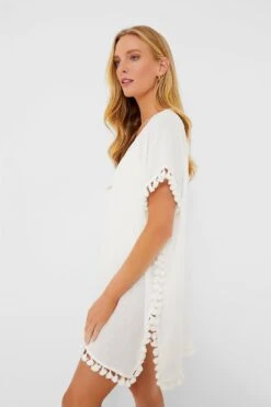 White Katie Caftan -Loeffler Cloth Shop NkSs5nLwVoBOSBGomhzn1G0KJ3nVqfOy 1