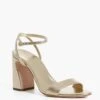 Loeffler Randall Champagne Malia Curved Heel Simple Sandal -Loeffler Cloth Shop No2Eh2GPpDAVqbF7nwKkEU2X8wNT3ZYj 1