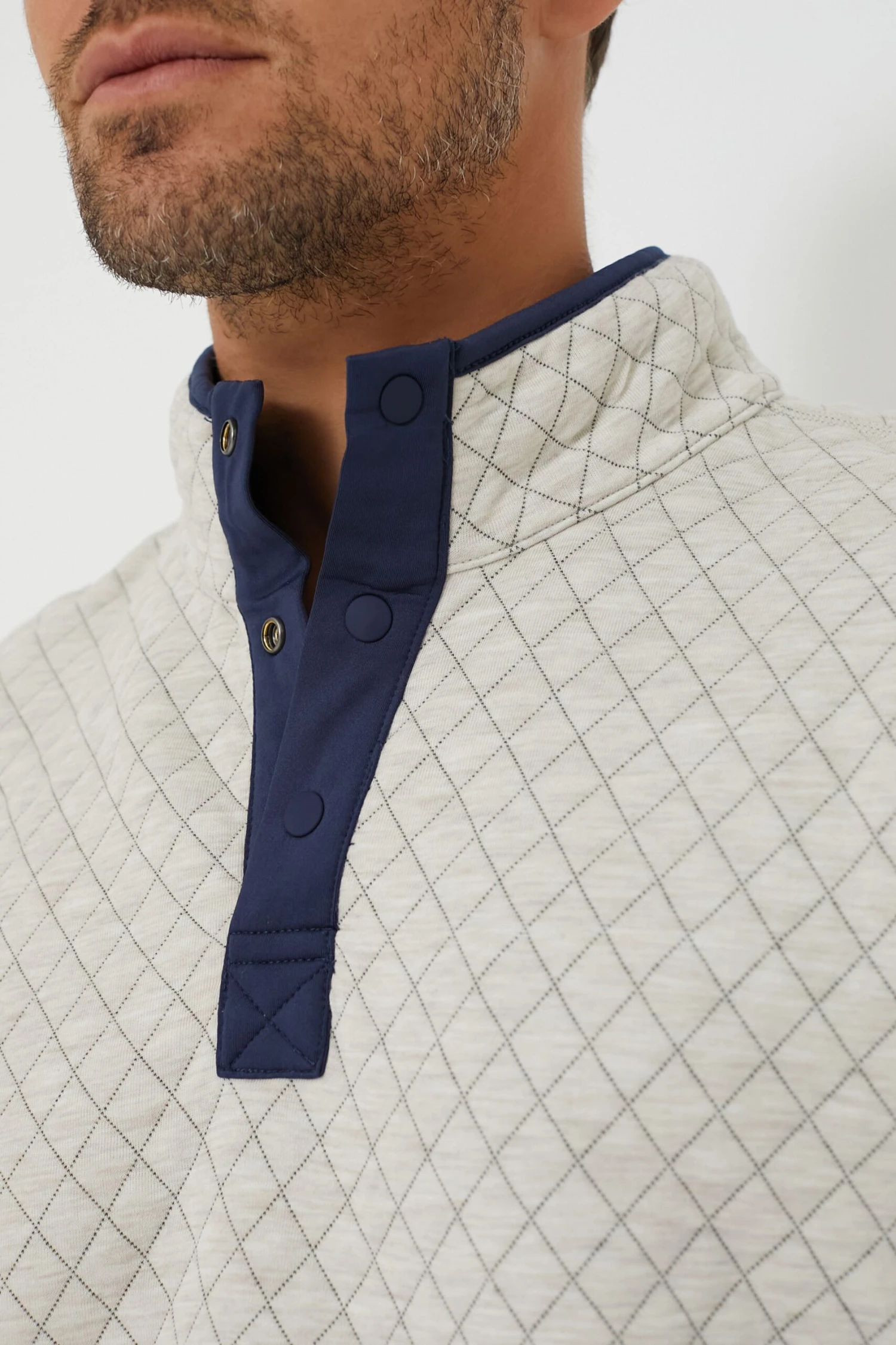 Marine Layer Green Oat Heather Corbet Reversible Pullover 10 Marine Layer Green Oat Heather Corbet Reversible Pullover - Image 8