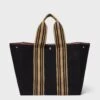 Black Flannel Equestrian Traversee L Tote