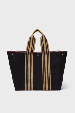 Black Flannel Equestrian Traversee L Tote