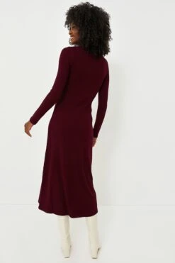 Vince Cassis Long Sleeve Mock Neck Dress -Loeffler Cloth Shop O0QJ5AhHafP3QF3KNOZoqTjcNS2WSSrk 1