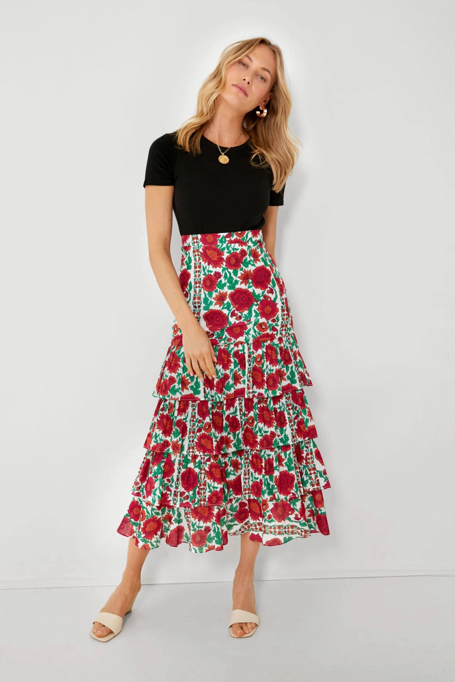 Pink Dijon Honduras Maxi Skirt 4 Pink Dijon Honduras Maxi Skirt - Image 2