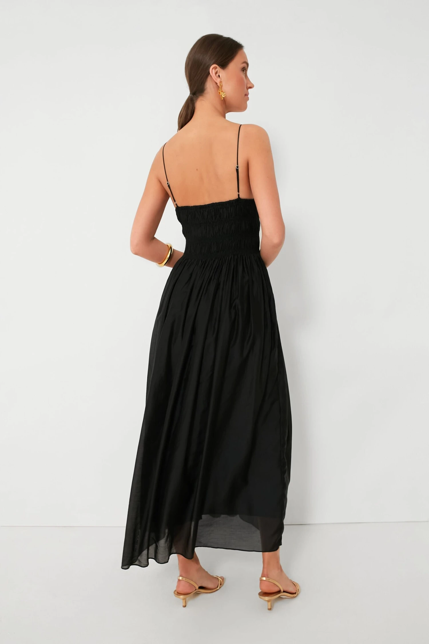 Black Sleeveless V-Neck Maxi Dress 6 Black Sleeveless V-Neck Maxi Dress - Image 4