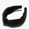 Jet Velvet Knotted Headband