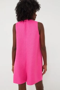 Hot Pink Textured Myla Romper 11 Hot Pink Textured Myla Romper -Loeffler Cloth Shop OUn8agIv6feduLrCjK2I1RirAnjKsJ9d 1
