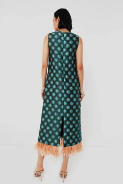 Jacquard Winter Sun Column Dress With Feathers -Loeffler Cloth Shop OWvrGXQzmoLdfLzAzT62sOPB8U3ipsxu 1