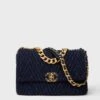 Chanel Navy Tweed 19 Bag -Loeffler Cloth Shop OzrUJzyrrWeX9MvruFMceFqxE4qzNqfa 1