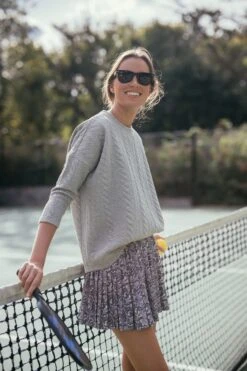 Gray Cable Ally Swing Sweatshirt -Loeffler Cloth Shop P5MPn3ZAUpczshiId0WKgTevgxzDbvN8 1