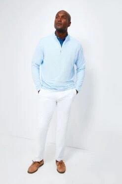 Peter Millar Cottage Blue Perth Sugar Stripe Performance Quarter-Zip -Loeffler Cloth Shop PGBgsHbxrZh3WxL7zgpMnrDEDlfA9pAG 1