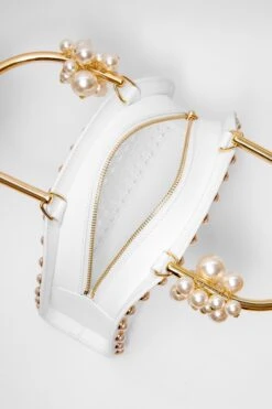 White Ellie Pearl Satchel 11 White Ellie Pearl Satchel -Loeffler Cloth Shop PHEbDLjDa1lAAOo57DJpZCXDlBTB6EIX 1