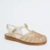 Melissa Gold Glitter Possession Sandals