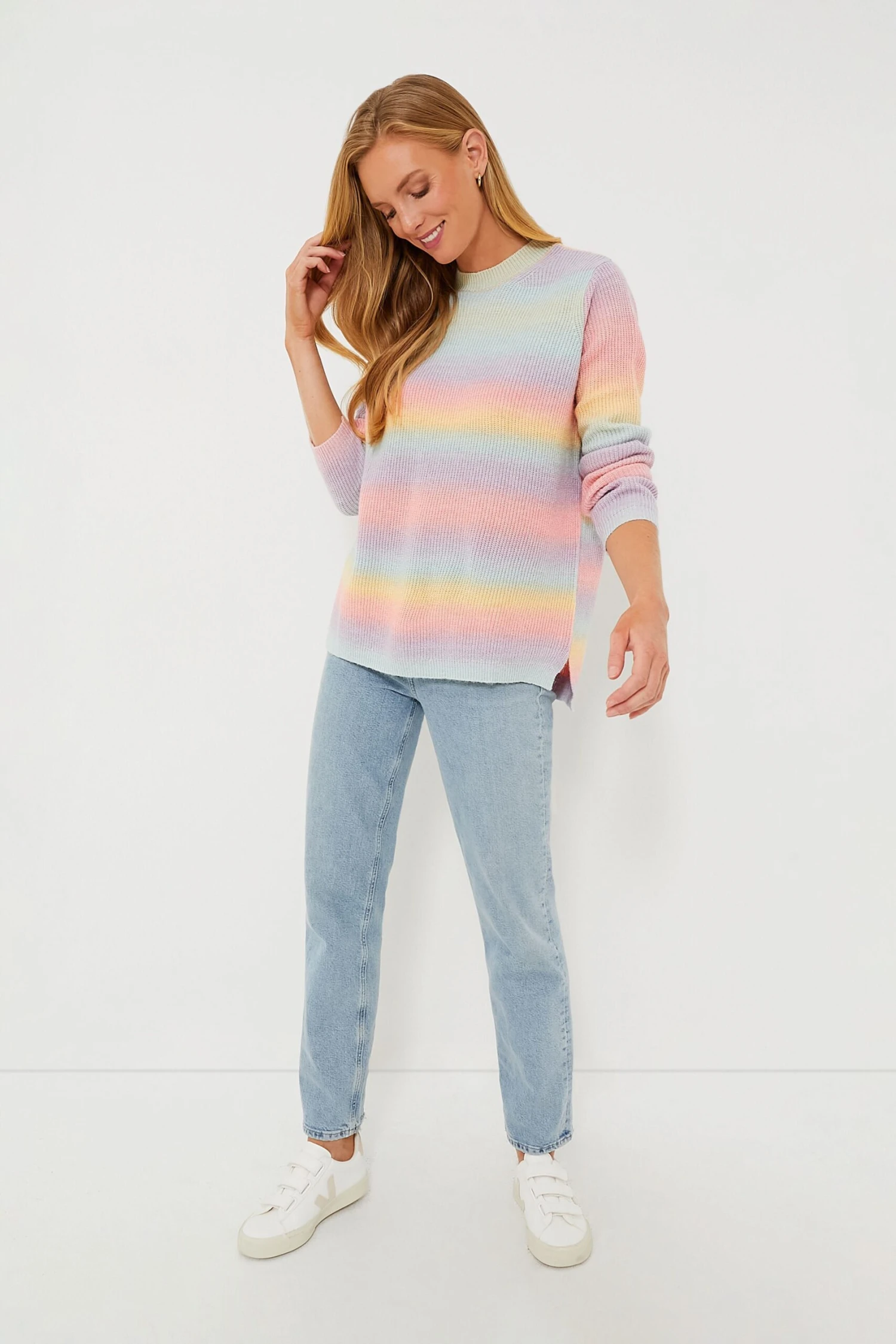Rainbow Candy Crewneck Sweater 4 Rainbow Candy Crewneck Sweater - Image 2