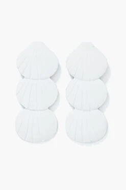 Sugar Cane Seashell Earrings