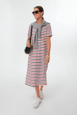 Americana Stripe Short Sleeve Gio Maxi Dress -Loeffler Cloth Shop PfAXF2o82mYfIlZT8rgBLXjNKMmQKGJS 1