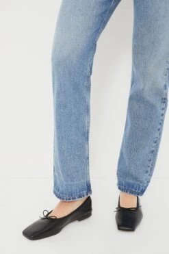 Mansur Gavriel Black Square Toe Ballerina -Loeffler Cloth Shop Pzgs3LqxG2MBRNQSsFa52ZaGMHxjX7Q7 1