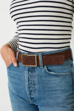 Chocolate Suede Milla Belt -Loeffler Cloth Shop QNvopSjlSNOyLRBH3j3NZPejDq7zTAZF 1