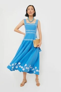 Blue And White Maxi Dress -Loeffler Cloth Shop QisXbDxgfFxwVfNQ0yzuzz6mIuqmqo65 1