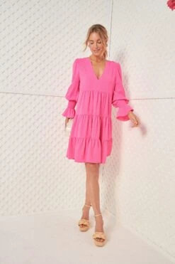 Electric Pink Crepe Kenzo Dress -Loeffler Cloth Shop Qp691OqBtAwFmwoDfA6thhH177i7mriW 1