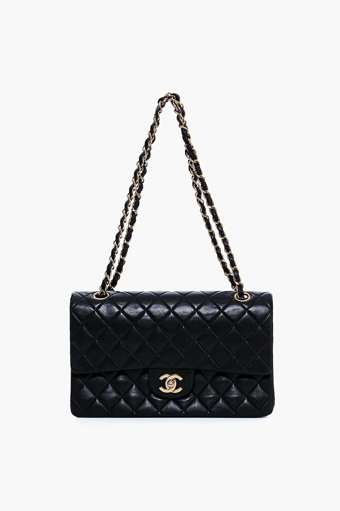 CHANEL Black Classic Matelasse 25 Shoulder Bag 3 CHANEL Black Classic Matelasse 25 Shoulder Bag