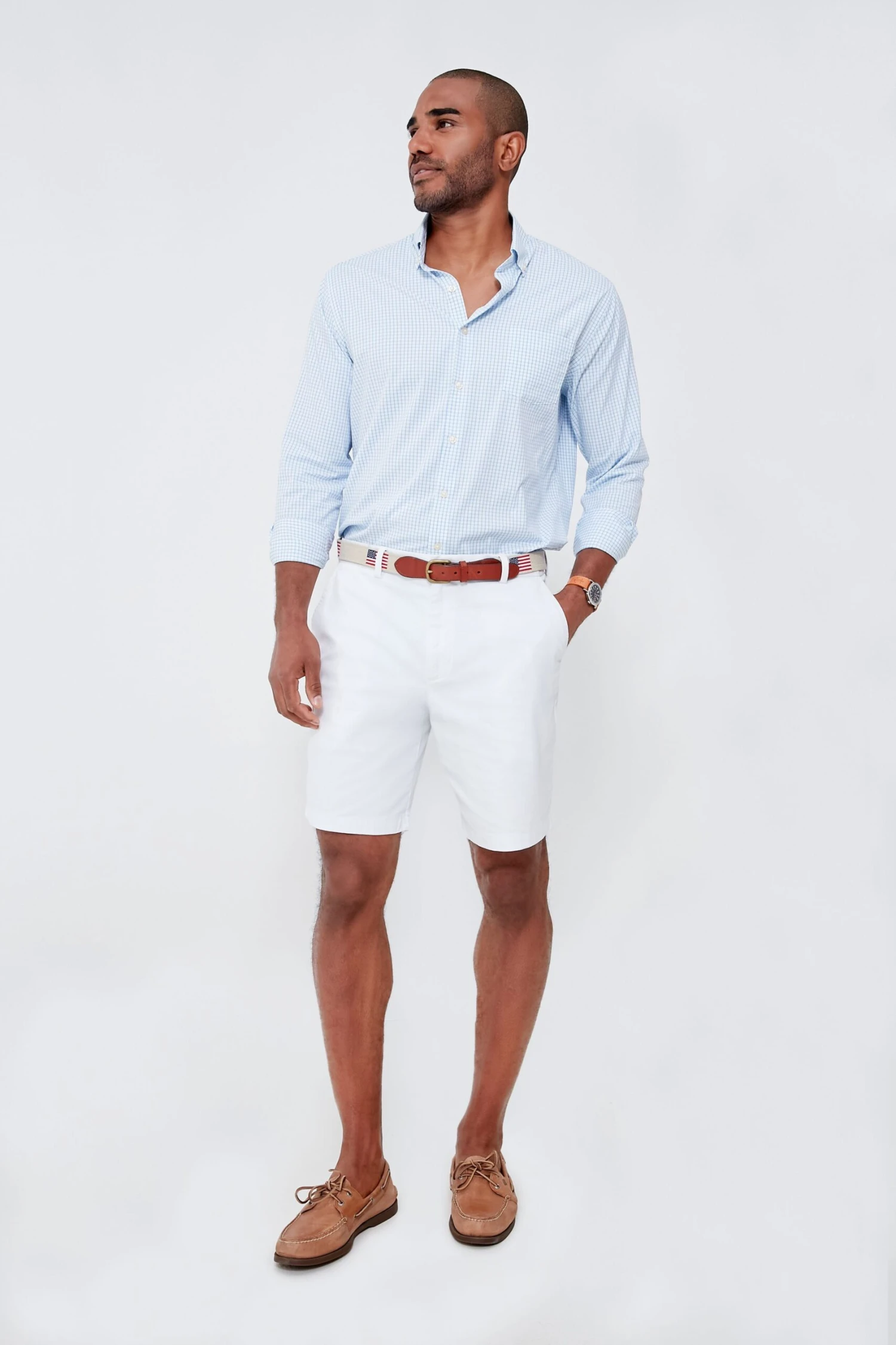 Light Khaki American Flag Needlepoint Belt 5 Light Khaki American Flag Needlepoint Belt - Image 3