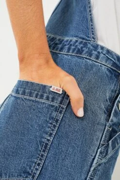 Paris Medium Wash Straight Leg Denim Overalls -Loeffler Cloth Shop RTx47RYrtysJhChOIDb6UwHapkshPYrv 1