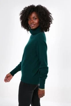 Cyprus Green Cashmere Ribbed Trim Turtleneck -Loeffler Cloth Shop RUU6qSHFm8GwKKKjirZu9lmzV8gvi02v 1
