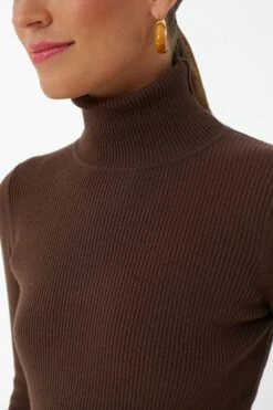 Brown Arlo Ribbed Turtleneck -Loeffler Cloth Shop RZ5tEXNR2NRomPcYX0yuIjXJaT1jplSl 1