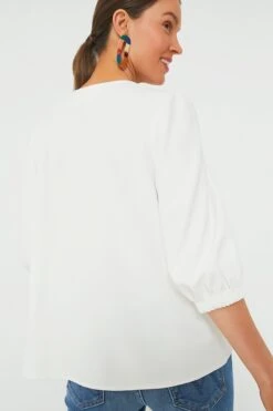 White Hollis Top -Loeffler Cloth Shop RbQACD7bf5MsXtIyVc2j0S0VtJPVDROG 1