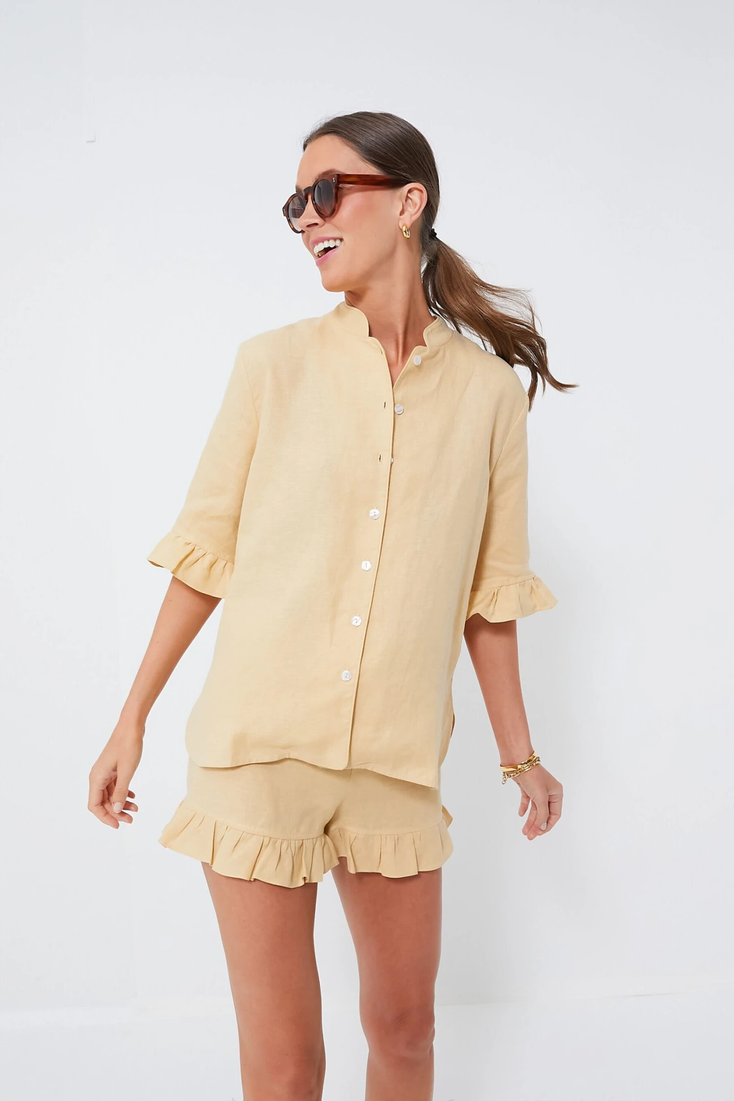 Saffron Havana Leonard Sunglasses 5 Saffron Havana Leonard Sunglasses - Image 3