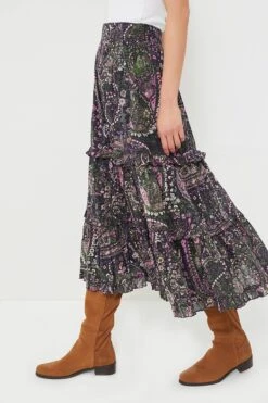 Caymen Paisley Purple Darcy Ankle Skirt -Loeffler Cloth Shop S97bhhd77OC8WYRmnkQYj9DUsFTUGvkT 1