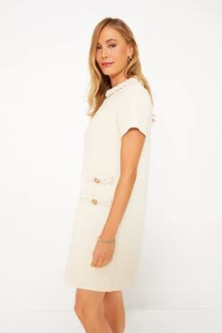 Pearl White Tweed Jackie Dress -Loeffler Cloth Shop SF9ferIZZzTjWN3CZdkZdCdirxaDu2sx 1