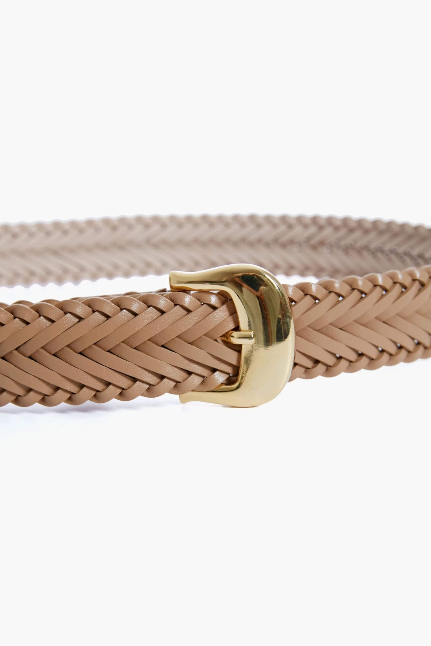 Camel Talia Braid Belt 6 Camel Talia Braid Belt - Image 4