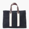 Slate Waxed Commuter Tote