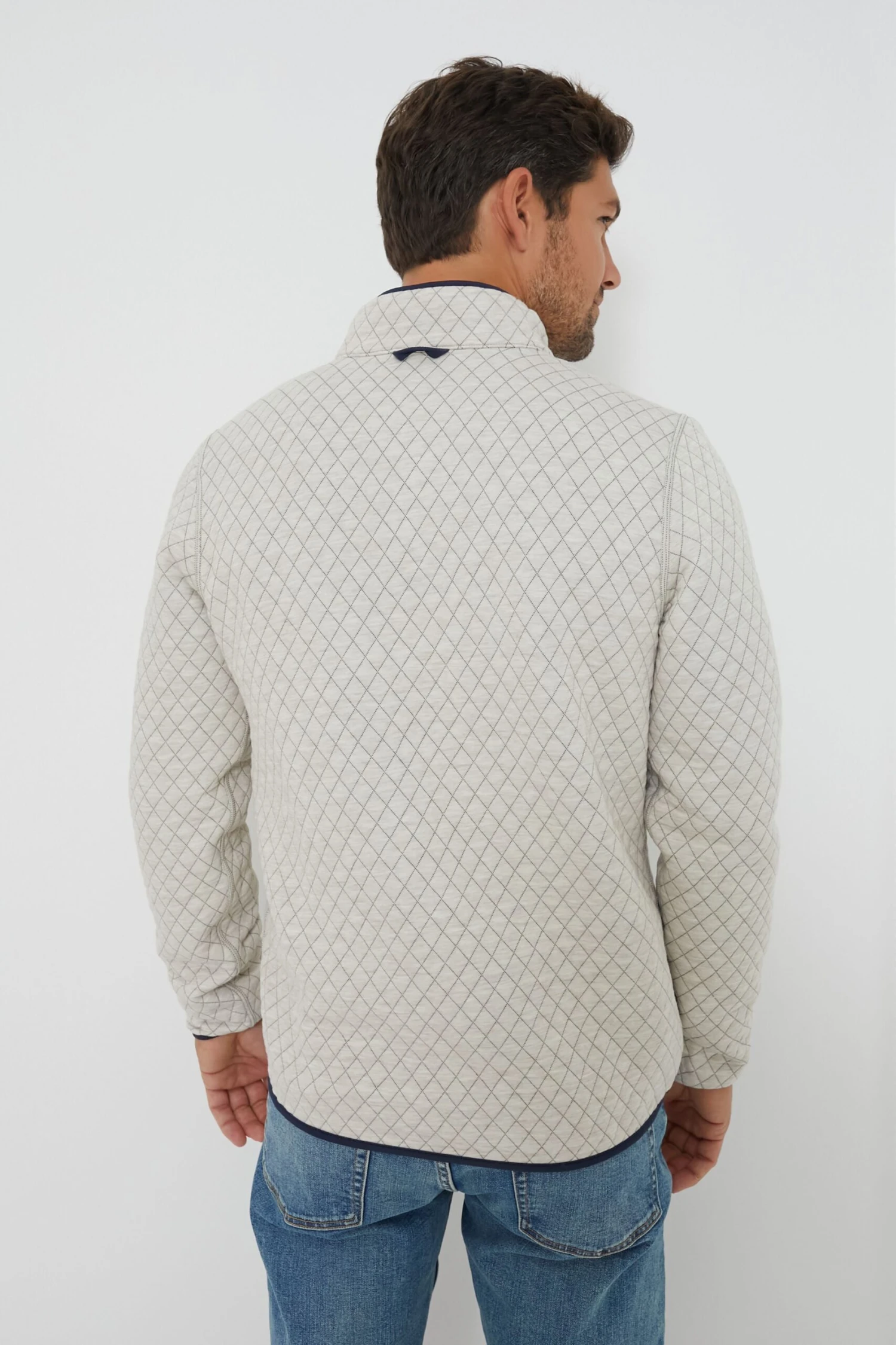 Marine Layer Green Oat Heather Corbet Reversible Pullover 9 Marine Layer Green Oat Heather Corbet Reversible Pullover - Image 7