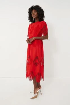 Red Catalina Dress -Loeffler Cloth Shop SqQF62g5uZCoyOt8NihYaUlkl8Ge3KAs 1