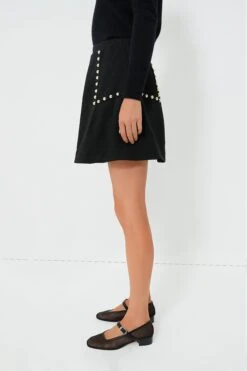 Gold Stud Mod Mini Skirt -Loeffler Cloth Shop SxT9Qy1S7f2UpFma7IbxpH5126I9SF36 1