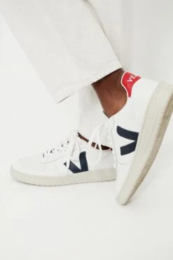 Veja Extra-White Nautico Pekin V-10 Sneakers -Loeffler Cloth Shop SyIPWky8vkVfjcDDD49DJ47kaa9gy8Od 1