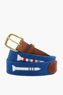 Blueberry Needlepoint Golf Tees Belt