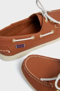 Sebago Brown Cognac Portland Fisher Loafers -Loeffler Cloth Shop TDflZGYqemXqQ00eFRFwgmemWYpwyXH4 1