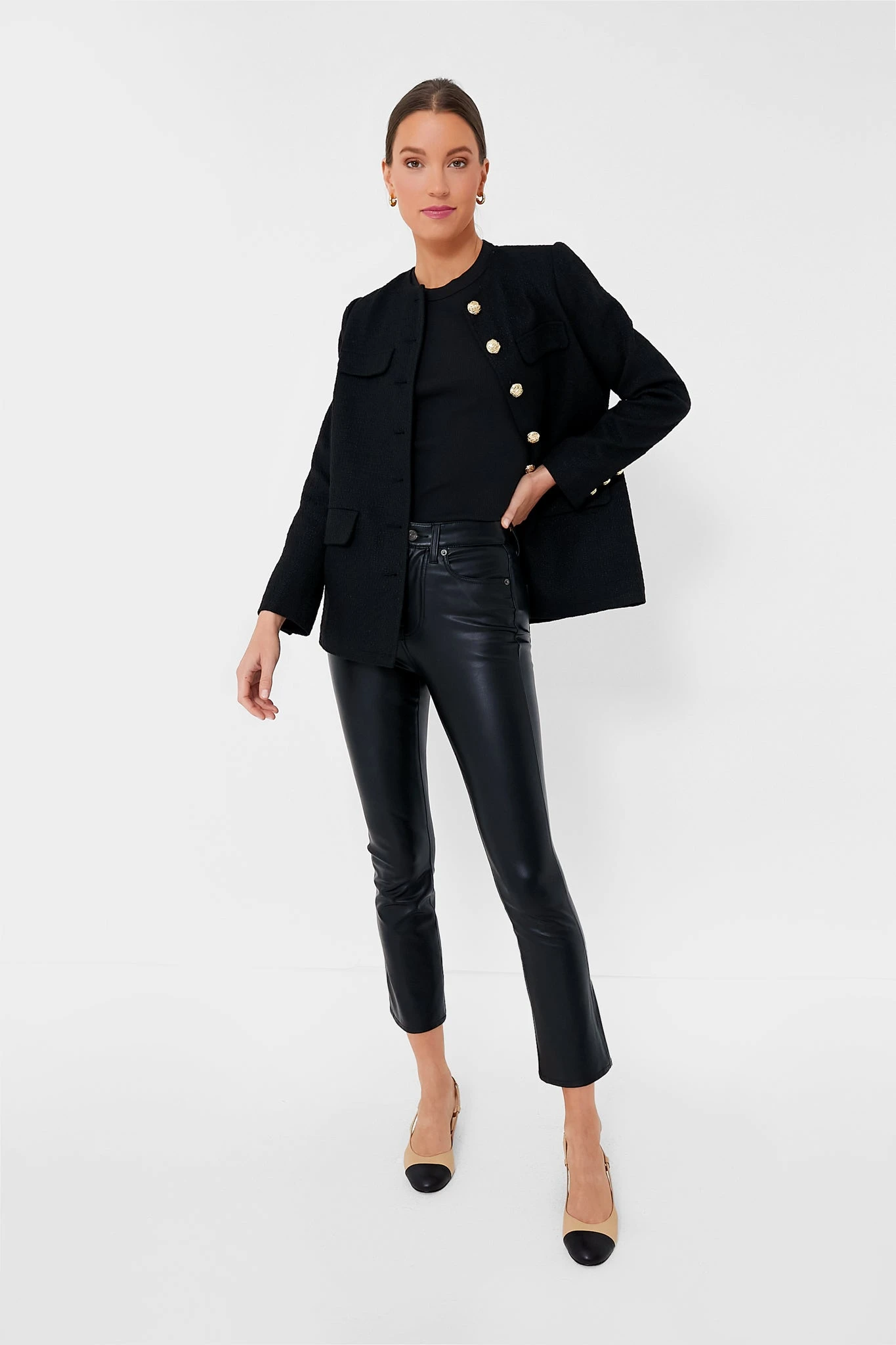 Black Tweed Jennings Jacket 8 Black Tweed Jennings Jacket - Image 6