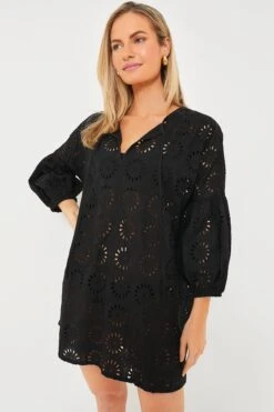 Noir Eyelet Cleo Mini Coverup -Loeffler Cloth Shop TjTeUJdQlwOASlcP03fmyLZ5a7iBVHfM 1