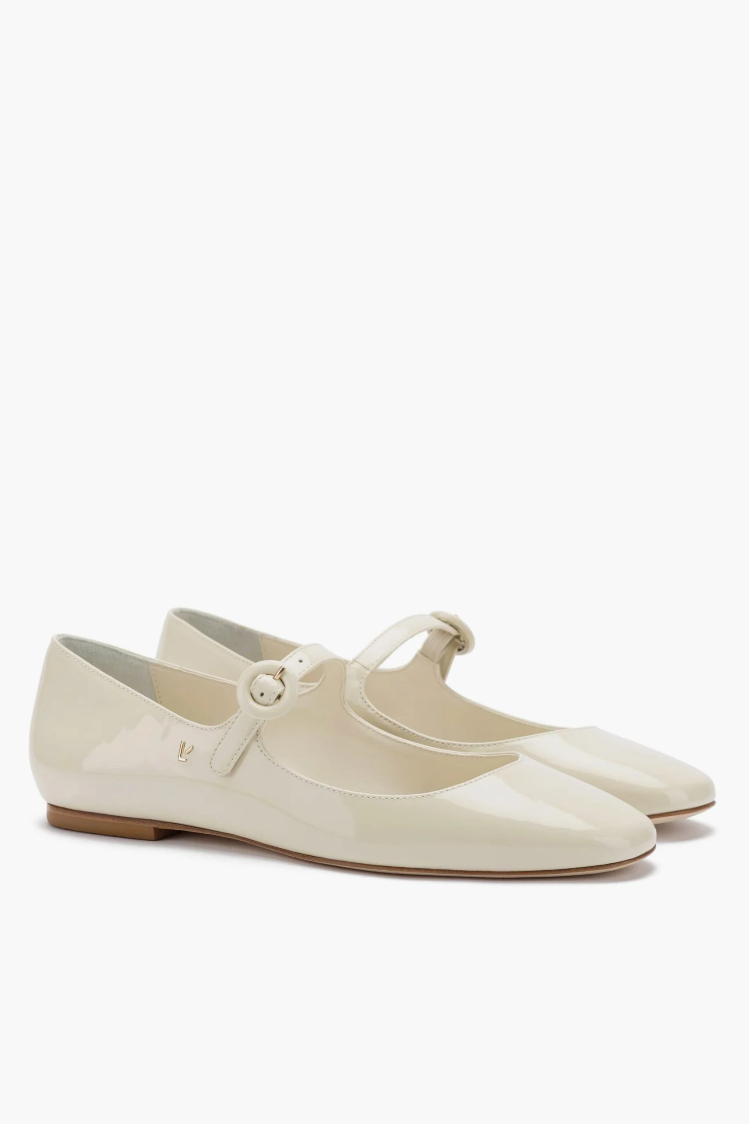 Ivory Patent Leather Blair Ballet Flats 3 Ivory Patent Leather Blair Ballet Flats
