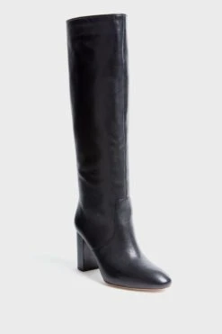 Loeffler Randall Black Goldy Tall Boots