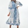 Sky Blue Cornflower Flounce Dress -Loeffler Cloth Shop UELLIPOtpQqquMxZxc7pVYP8hDlCySqi 1