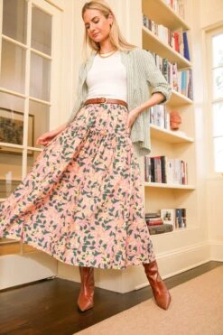 Exclusive Pink Multi Ruffled Maxi Skirt 16 Exclusive Pink Multi Ruffled Maxi Skirt -Loeffler Cloth Shop UGxq7y3lGfAekX6h0koy6R4iDaAksHar 1